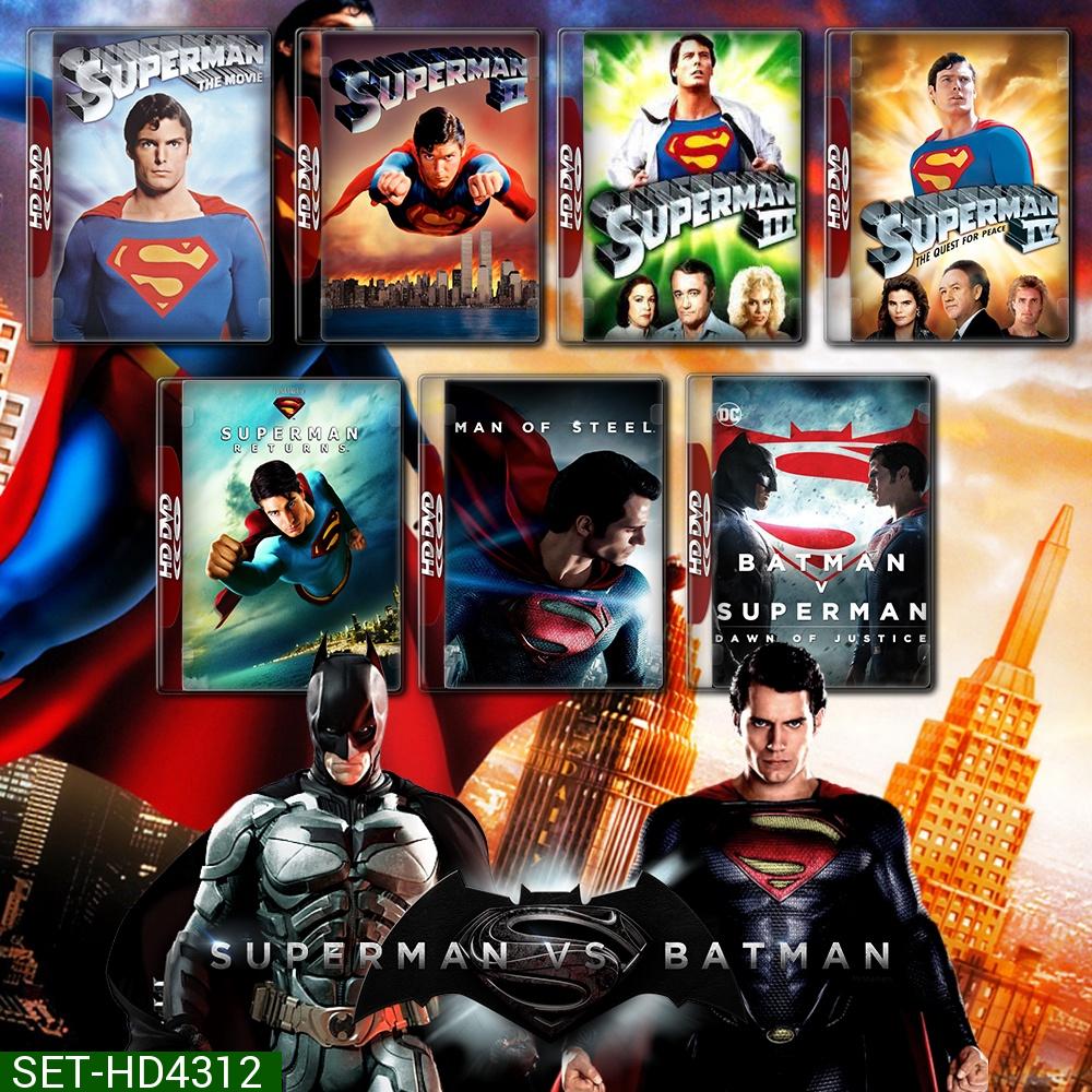 SUPERMAN ทุกภาค DVD Master พากย์ไทย