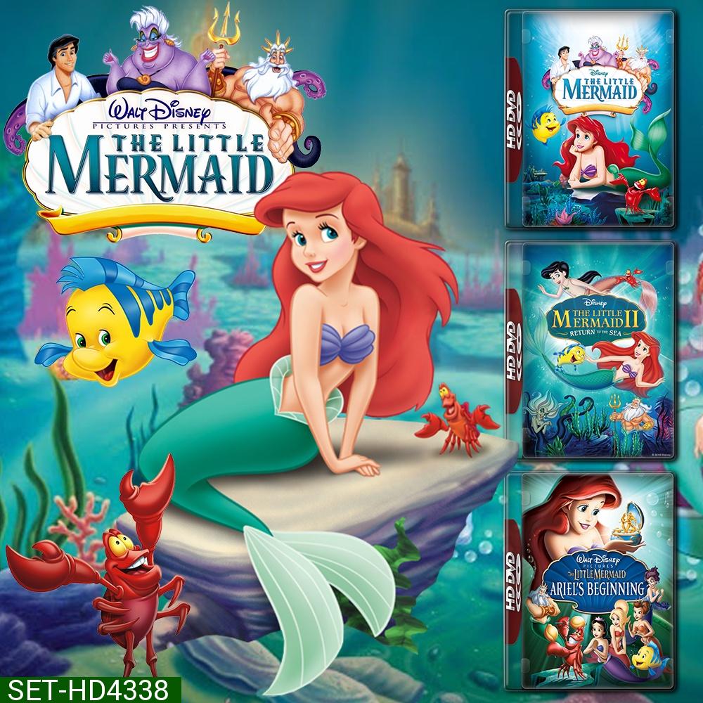 The Little Mermaid เงือกน้อยผจญภัย ภาค 1-3 DVD Master พากย์ไทย