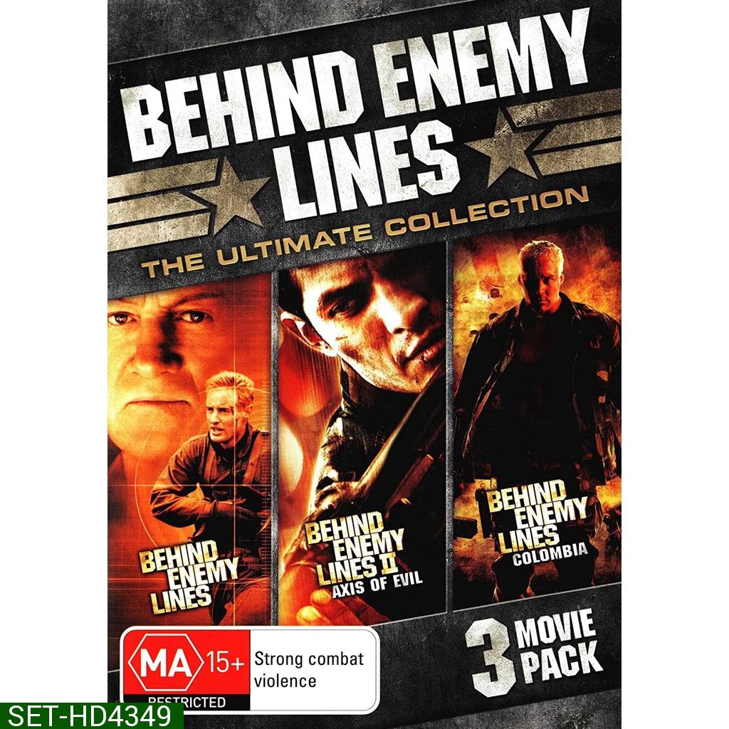 BEHIND ENEMY LINES บีไฮด์ เอนิมีไลน์ ภาค 1-3 DVD Master พากย์ไทย