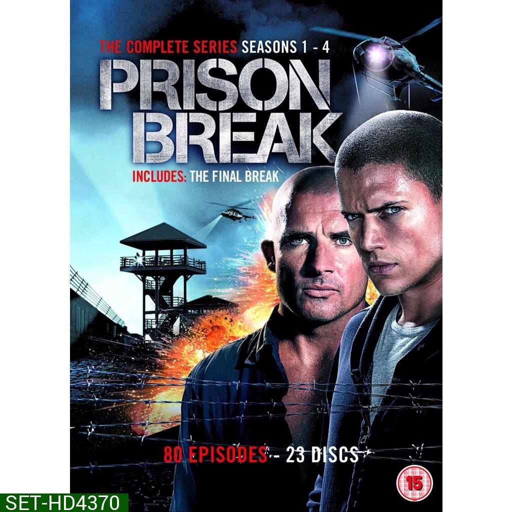 PRISONBREAK แผนลับแหกคุกนรก SEASON 1-5 +1ภาคพิเศษ DVD Master พากย์ไทย