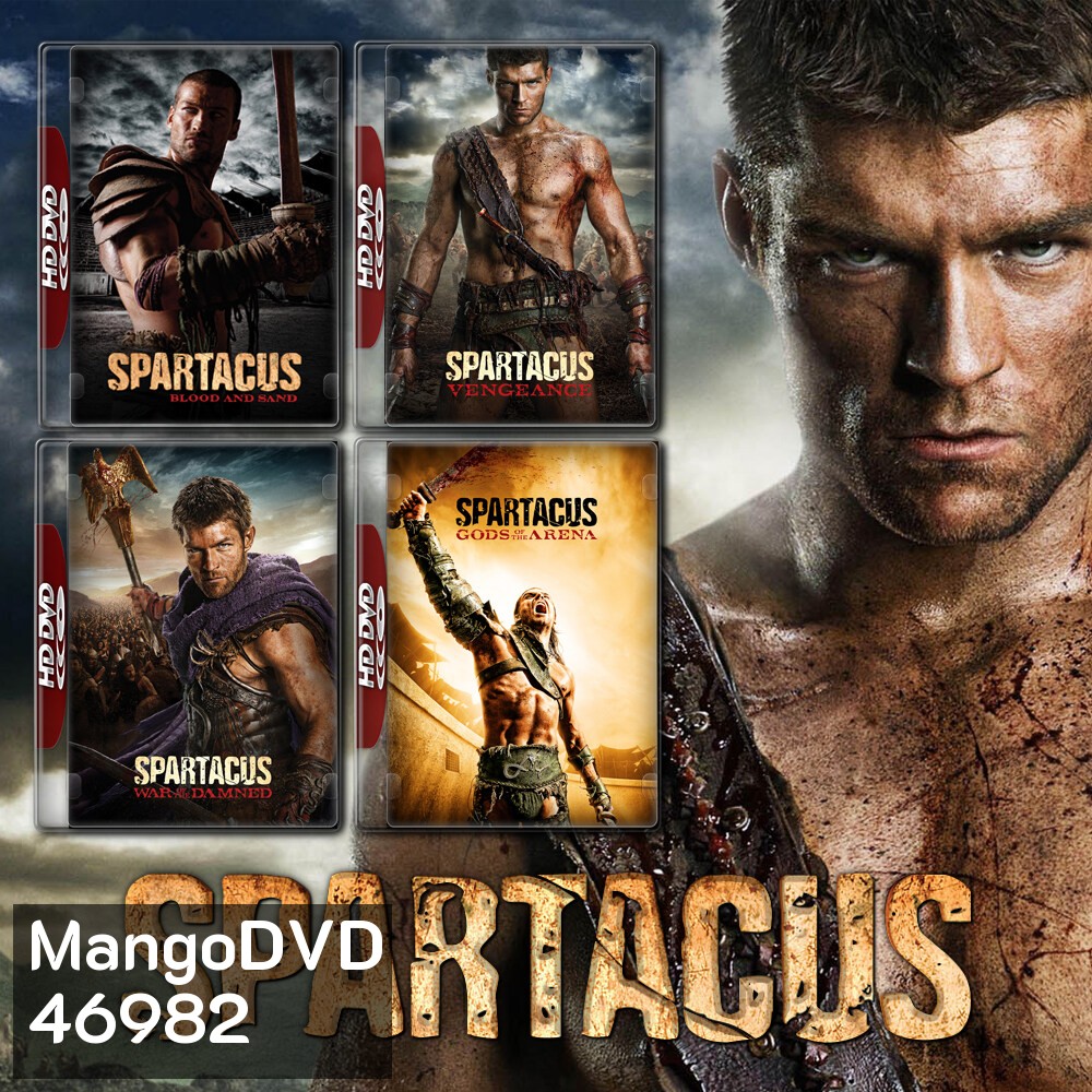 Spartacus สปาตาคัส Season 1-4 Bluray ซีรี่ย์ฝรั่ง มาสเตอร์ ซับไทย