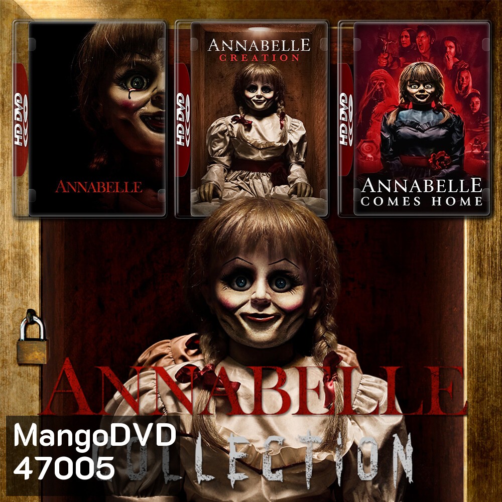 Annabelle ตุ๊กตาผี ภาค 1-3 Bluray หนัง มาสเตอร์ พากย์ไทย