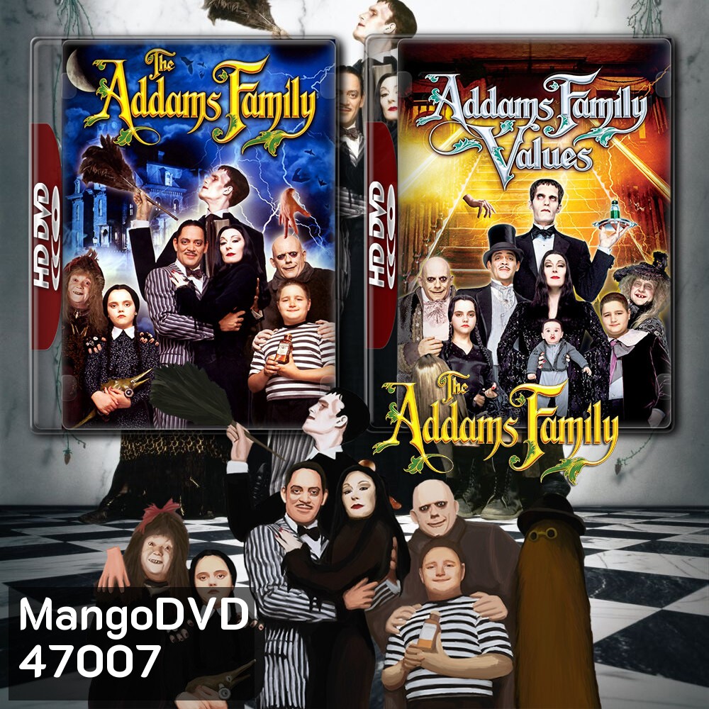 The Addams Family Movie อาดัมส์ แฟมิลี่ ตระกูลนี้ผียังหลบ 1-2 (1991/1993) Bluray หนัง มาสเตอร์ พากย์ไทย