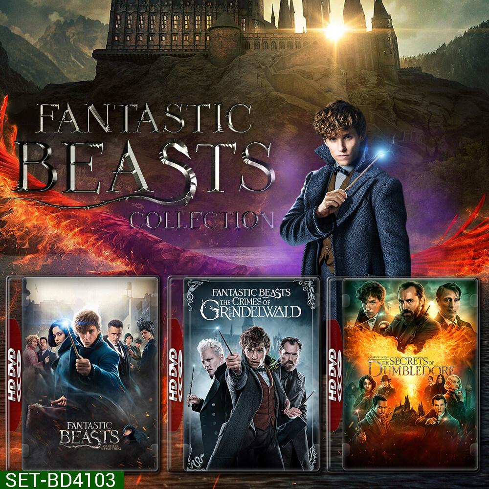 Fantastic Beasts สัตว์มหัศจรรย์ ภาค 1-3 Bluray หนัง มาสเตอร์ พากย์ไทย