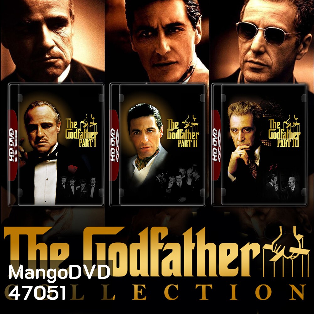 The Godfather เดอะ ก็อดฟาเธอร์ ภาค 1-3 Bluray หนัง มาสเตอร์ พากย์ไทย