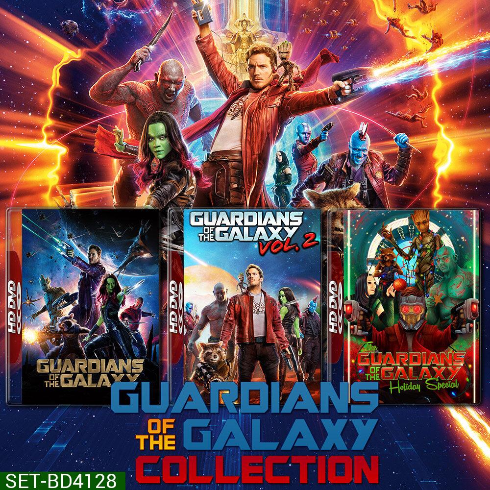 Guardians of the Galaxy รวมพันธุ์นักสู้พิทักษ์จักรวาล ภาค 1-3 Bluray หนัง มาสเตอร์ พากย์ไทย