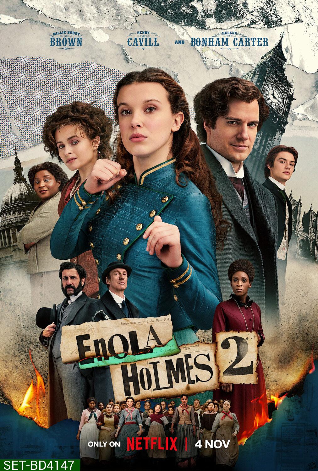 Enola Holmes เอโนลา โฮล์มส์ (2020-2022) Bluray หนัง มาสเตอร์ พากย์ไทย