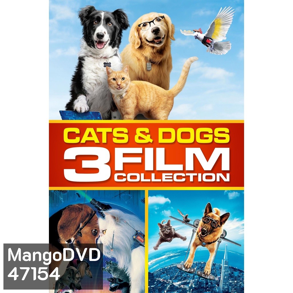 CATS and DOGS แคทส์ แอนด์ ด็อกส์ สงครามพยัคฆ์ร้ายขนปุย ภาค 1-3 Bluray Master พากย์ไทย