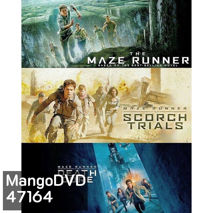 The Maze Runner เมซ รันเนอร์ ภาค 1-3 Bluray Master พากย์ไทย