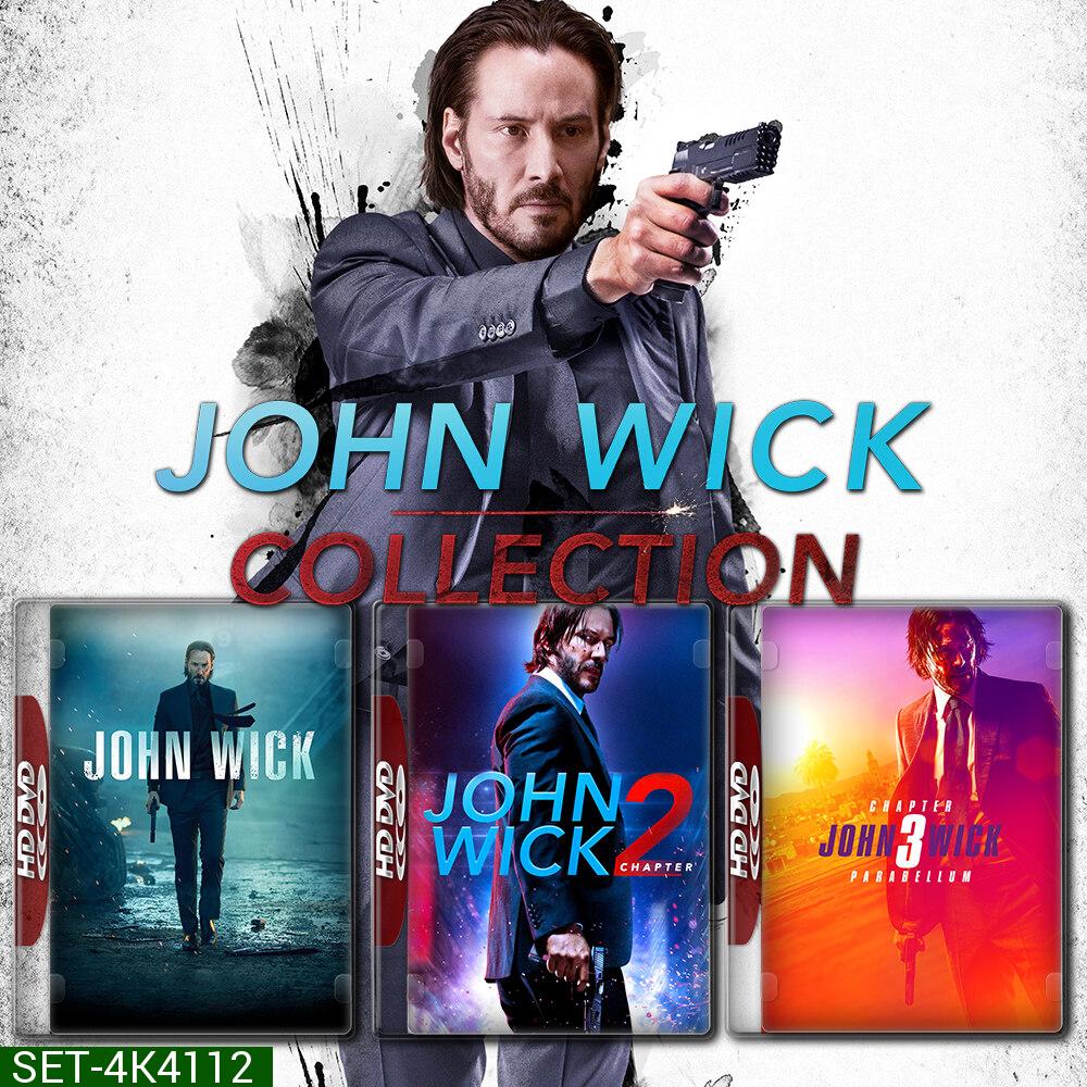 John Wick จอห์นวิค แรงกว่านรก ภาค 1-3 4K หนังใหม่ มาสเตอร์ พากย์ไทย