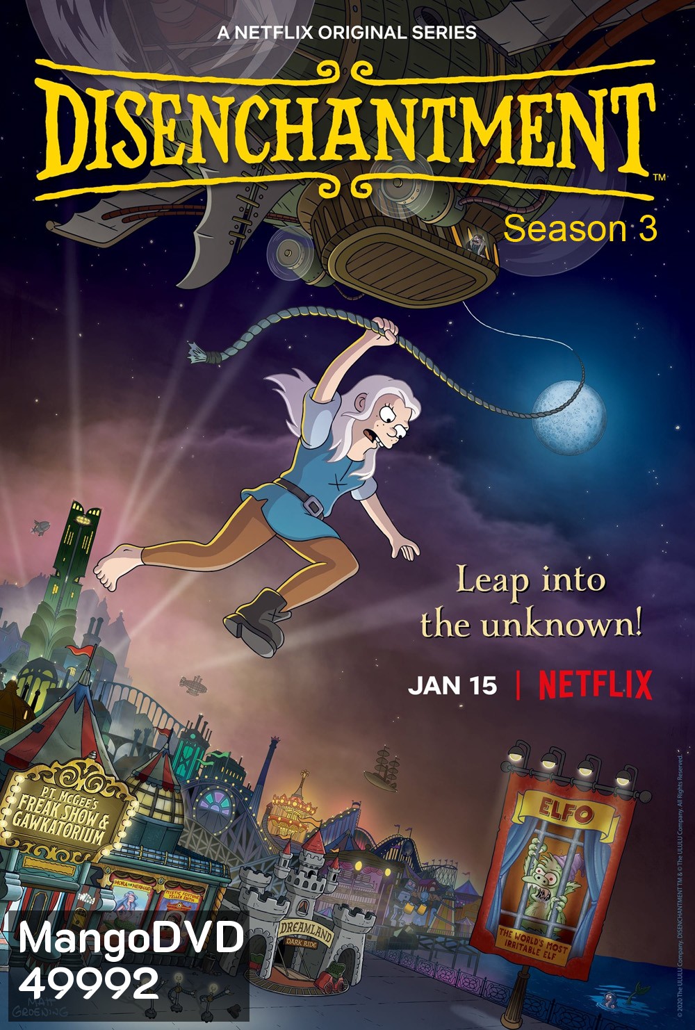 Disenchantment Season 3 ดิสเอนแชนท์เมนต์ เอลฟ์แสบกับเจ้าหญิงสำมะเล (2021) 10 ตอน