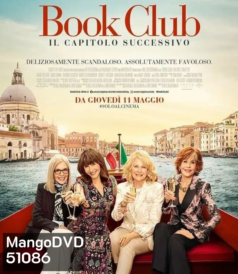 4K - Book Club The Next Chapter ก๊วนลับฉบับสาวแซ่บ ตะลุยอิตาลี (2023) - แผ่นหนัง 4K UHD