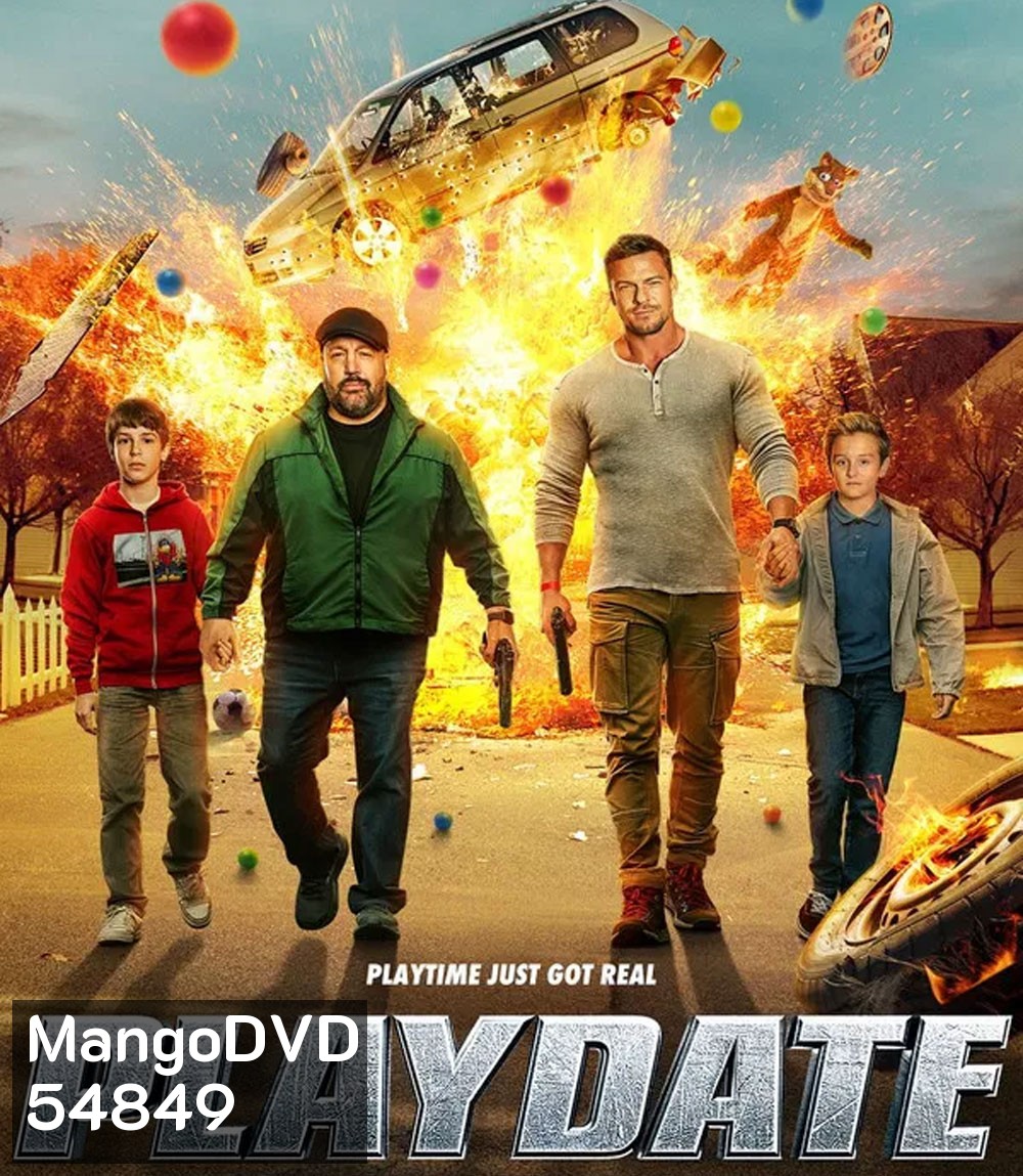 4K - Playdate (2025) ยอดคนป่วนก๊วนพ่อลูก - แผ่นหนัง 4K UHD