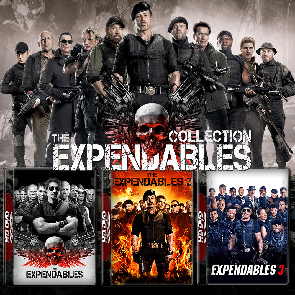 The Expendables โครตคนทีมมหากาฬ ภาค 1-4 Bluray หนัง มาสเตอร์ พากย์ไทย
