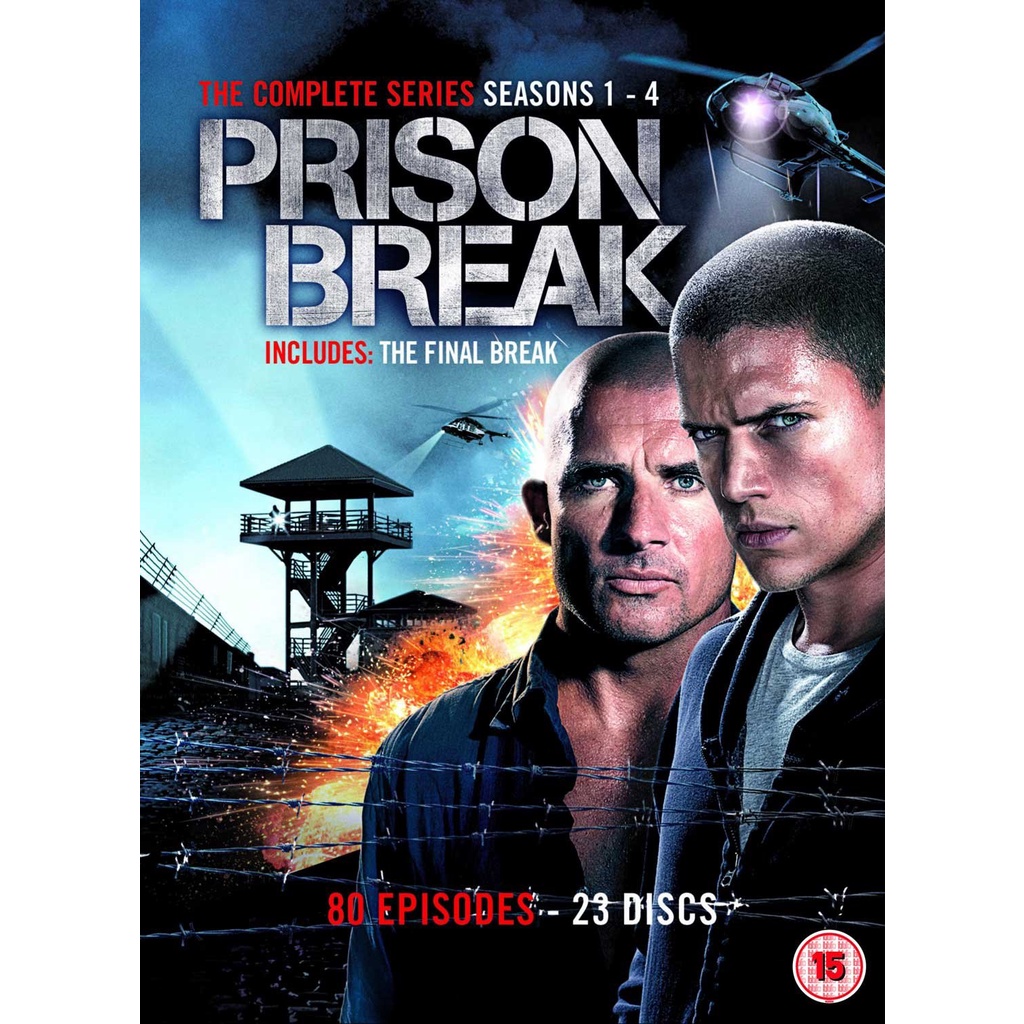PRISON BREAK แผนลับแหกคุกนรก SEASON 1-5 +1ภาคพิเศษ DVD Master พากย์ไทย