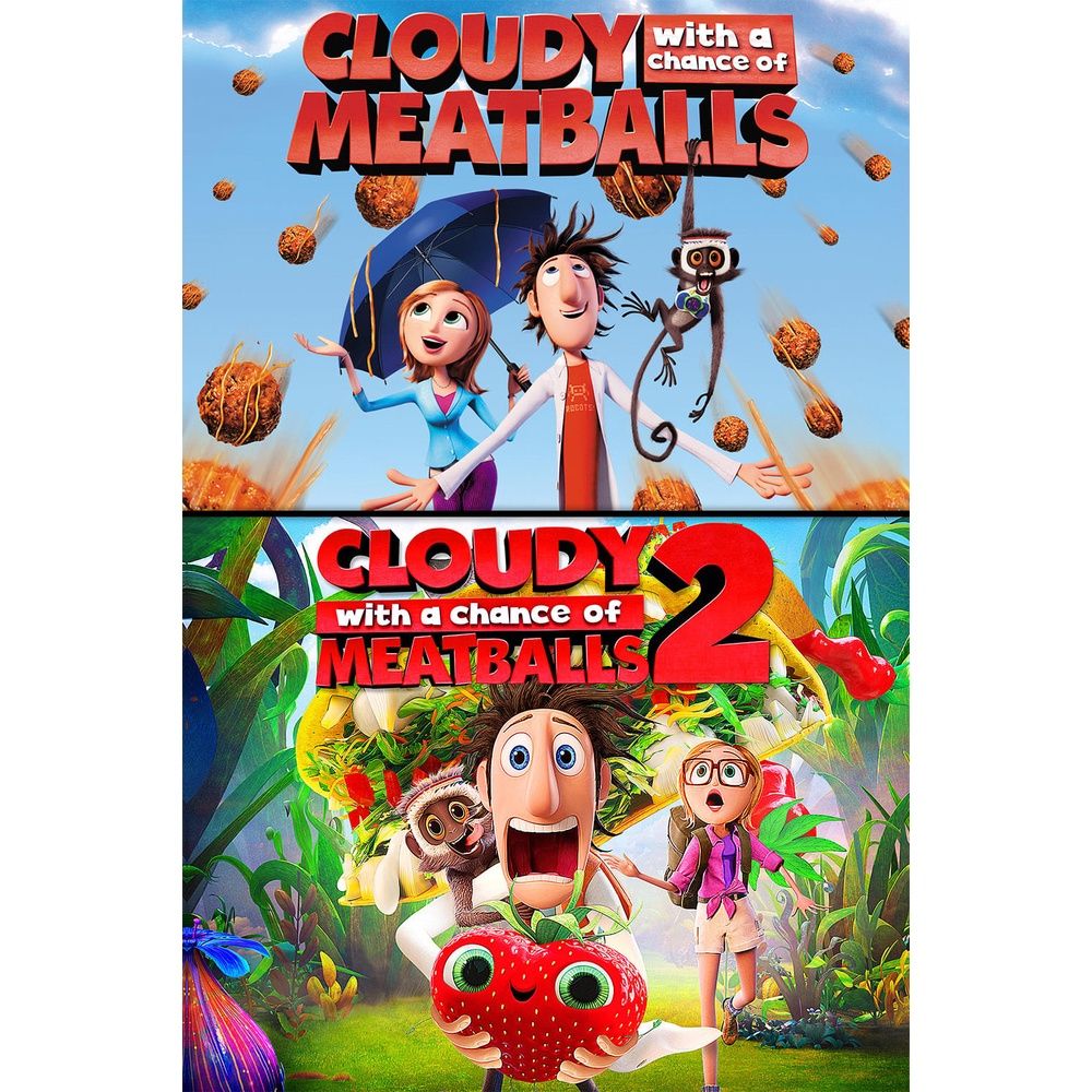 Cloudy With A Chance Of Meatballs มหัศจรรย์ลูกชิ้นตกทะลุมิติ ภาค 1-2 DVD Master พากย์ไทย